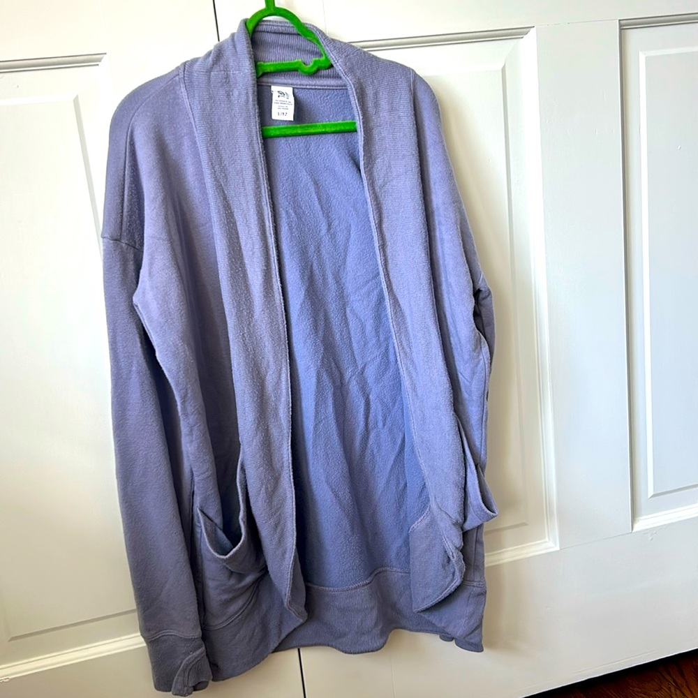 Athleta Girl Size 12 Cardigan Sweatshirt/Sweater